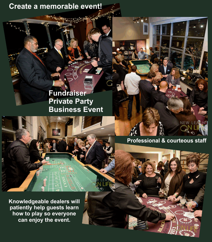Casino Party Night - Fundraiser, Private Party, Business Event